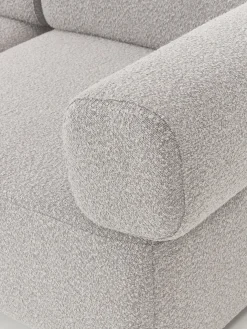 Diván modular en tejido bouclé Anton