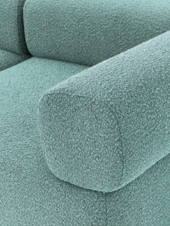 Diván modular en tejido bouclé Anton