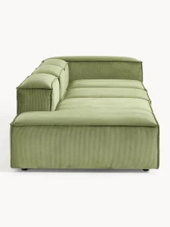 Diván modular grande de pana Lennon