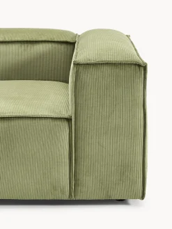 Diván modular grande de pana Lennon