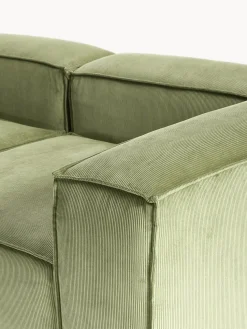 Diván modular grande de pana Lennon