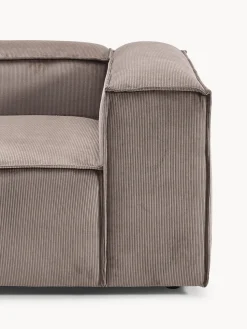 Diván modular grande de pana Lennon