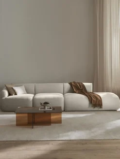 Diván modular grande en tejido bouclé Sofia