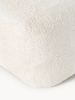 Diván puf de borreguillo bouclé Wolke