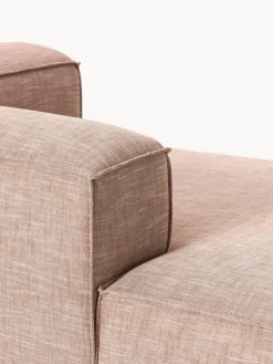 Diván rinconero modular de mezcla de lino Lennon