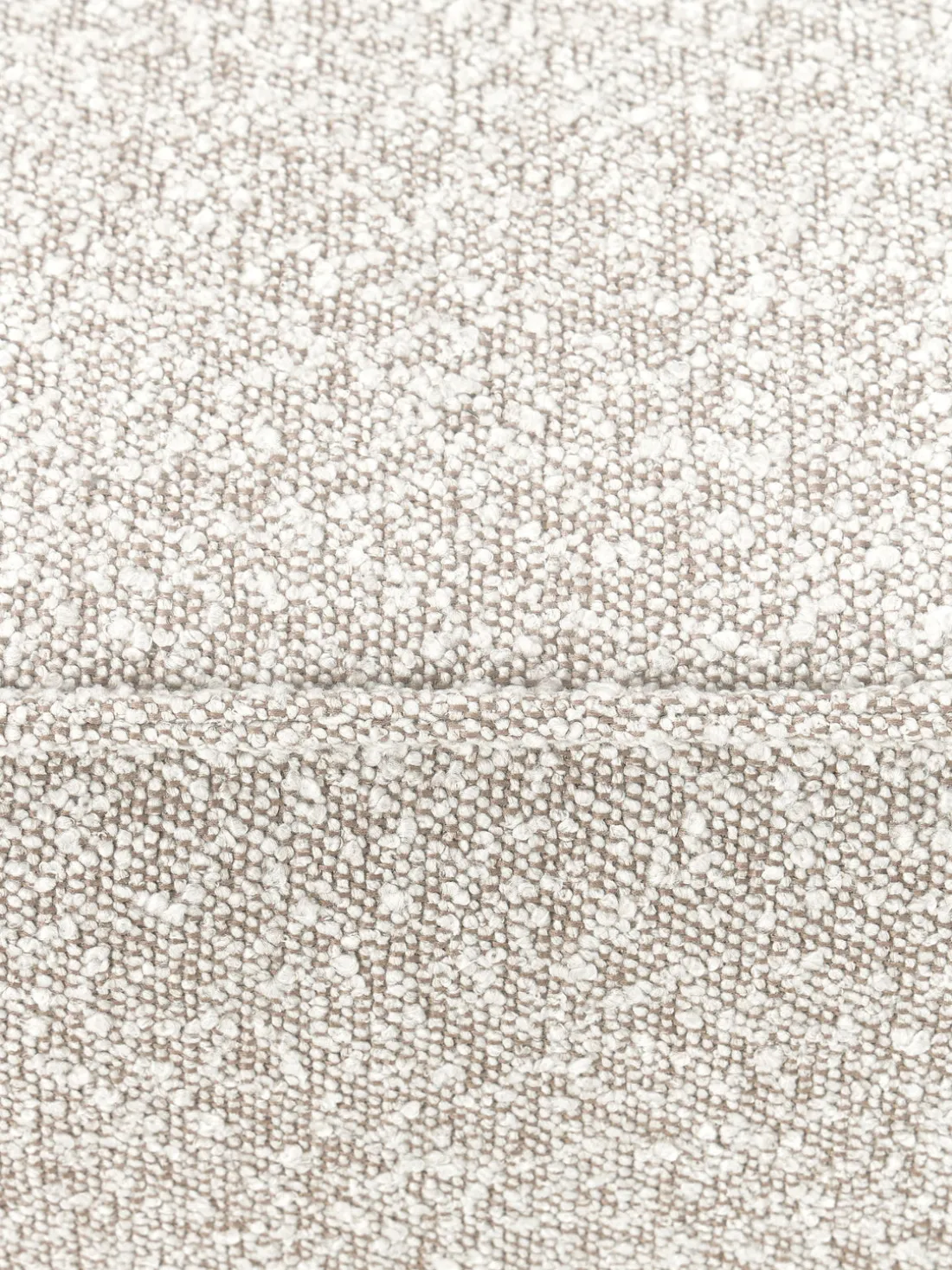 Diván rinconero modular en tejido bouclé Lennon