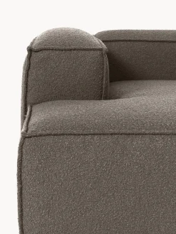 Diván rinconero modular en tejido bouclé Lennon