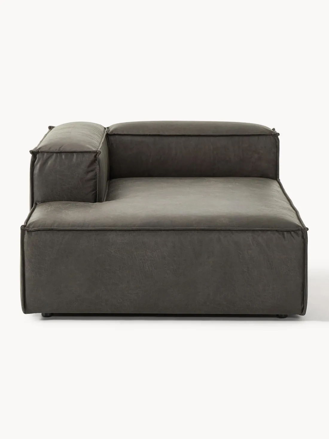 Diván sofá de cuero reciclado Lennon