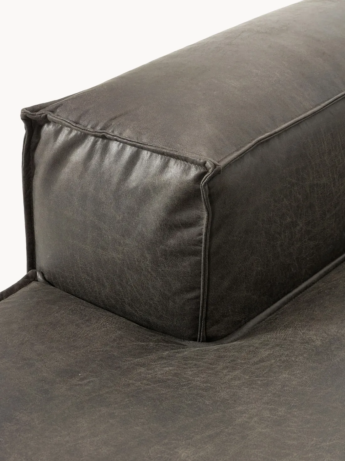 Diván sofá de cuero reciclado Lennon