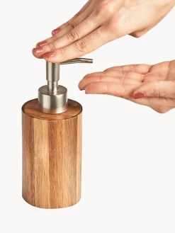 Dosificador de jabón de madera de acacia Wood