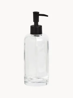 Dosificador de jabón de vidrio Clear