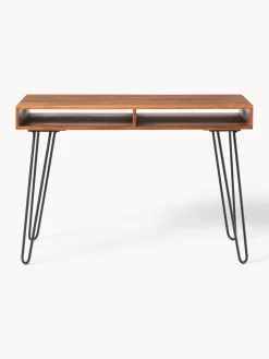 Escritorio de madera de mango y metal Tova