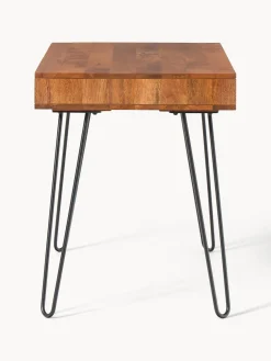 Escritorio de madera de mango y metal Tova