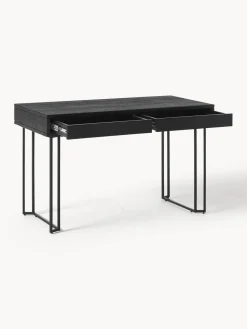 Escritorio de madera de mango con cajón Luca