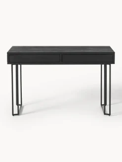 Escritorio de madera de mango con cajón Luca