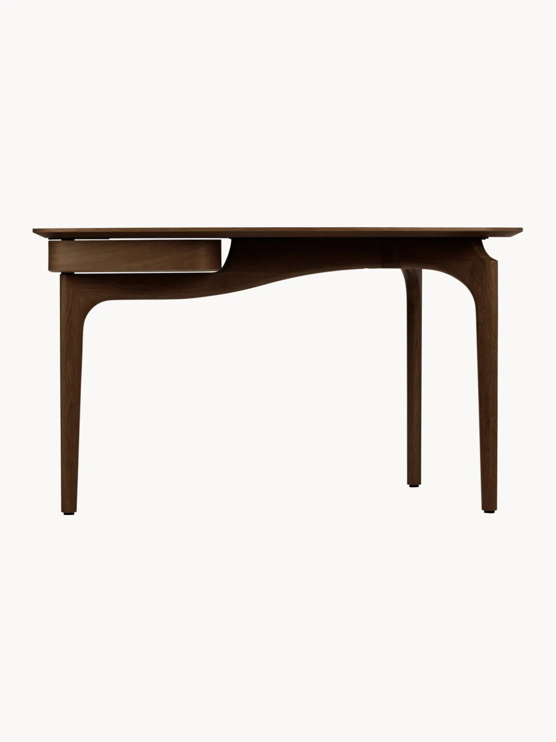 Escritorio de madera de roble con cajón Duende