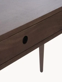 Escritorio de madera maciza con cajón Tova