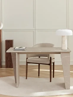 Escritorio en look travertino Liam