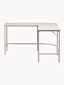 Escritorio esquinero de madera y metal Mike