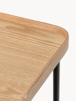 Escritorio esquinero de madera de fresno Renee