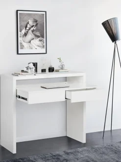 Escritorio estrecho con tablero extensible Teresa