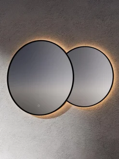 Espejo Bubble Black 120x80