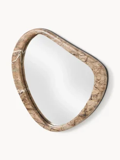 Espejo de pared con marco de mármol Meringue