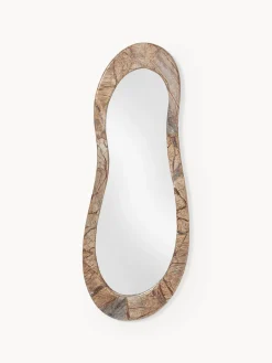 Espejo de pared con marco de mármol Meringue