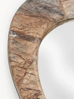 Espejo de pared con marco de mármol Meringue