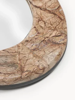 Espejo de pared con marco de mármol Meringue