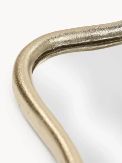 Espejo de pared con marco de metal ondulado Reggie