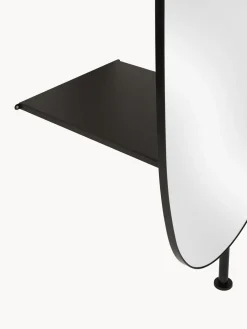 Espejo de pared con perchero y estante Ophelia