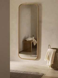 Espejo de pared de madera Levan