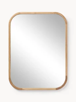 Espejo de pared de madera de roble Levan