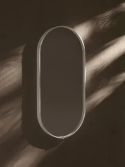 Espejo de pared ovalado con iluminación LED Avior
