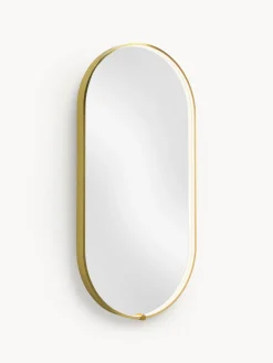 Espejo de pared ovalado con iluminación LED Avior