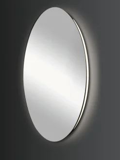 Espejo de pared redondo con iluminación LED Galaxy, tamaños diferentes