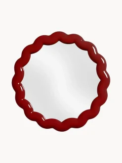 Espejo de pared redondo Zigzag