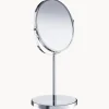 Espejo tocador redondo de metal Flip, con aumento