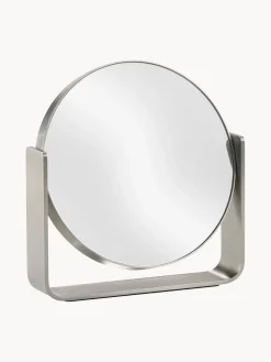 Espejo tocador redondo de acero inoxidable Ume