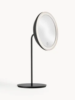 Espejo tocador redondo Maguna, con aumento e iluminación