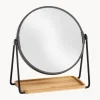 Espejo tocador redondo Nora, con aumento