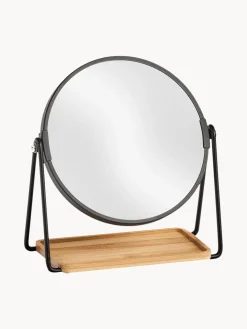 Espejo tocador redondo Nora, con aumento