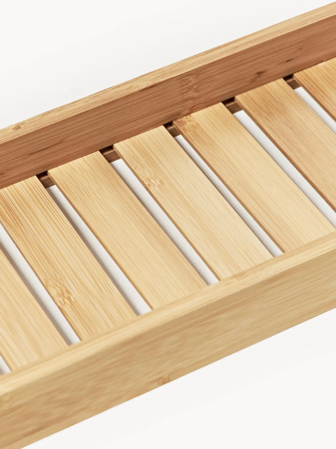 Estante de bañera de bambú Kit