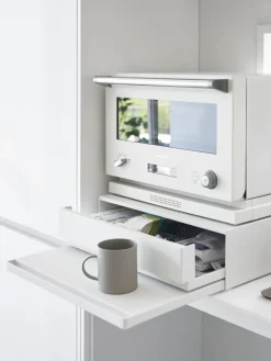 Estante de cocina extraíble con bandeja Tower