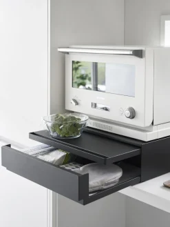 Estante de cocina extraíble con bandeja Tower