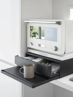 Estante de cocina extraíble con bandeja Tower