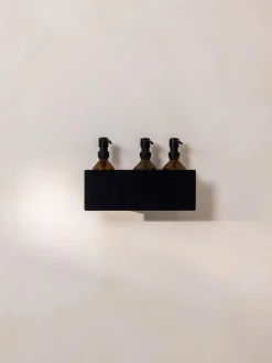 Estante de ducha de metal artesanal Shea, 30 cm