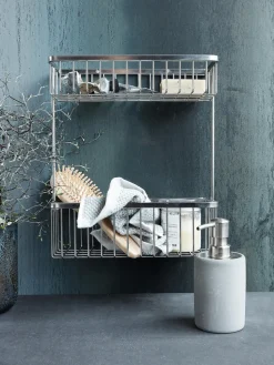 Estante de pared de baño de acero inoxidable Bath