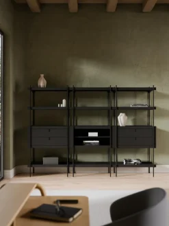 Estantería alta con caja abierta Rio